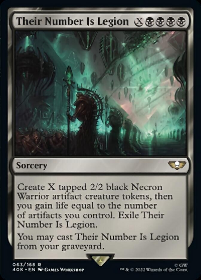 Leur nombre est Légion (Surge Foil) [Warhammer 40,000] 