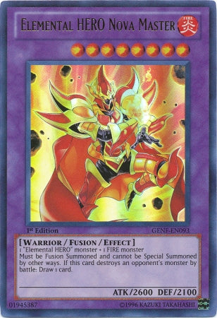 Elemental Hero Nova Master [GENF-EN093] Ultra Rare 