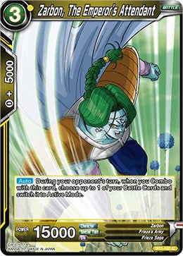 Zarbon, The Emperor's Attendant (BT1-101) [Galactic Battle] 
