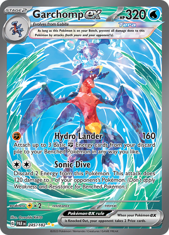 Garchomp ex (245/182) [Scarlet &amp; Violet: Paradox Rift] 