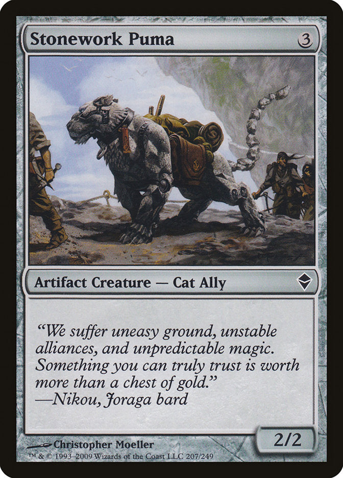 Stonework Puma [Zendikar] 