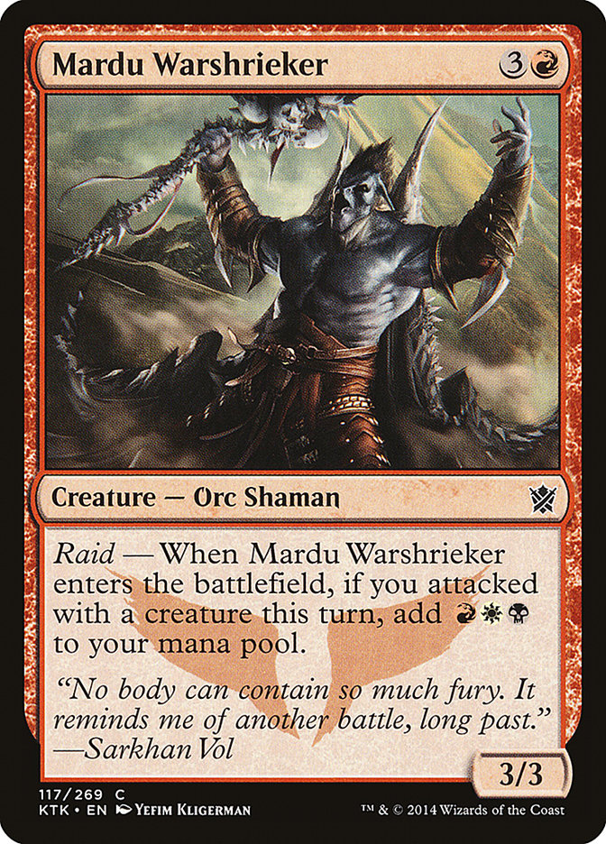 Mardu Warshrieker [Khans of Tarkir] 