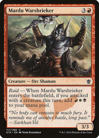 Mardu Warshrieker [Khans of Tarkir] 