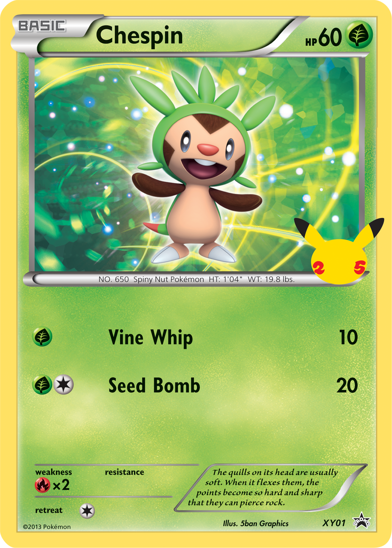 Chespin (XY01) [First Partner Pack] 