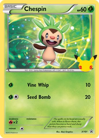 Chespin (XY01) [First Partner Pack] 