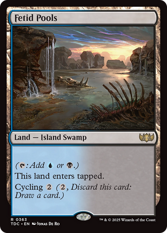 Fetid Pools [Tarkir: Dragonstorm Commander] 