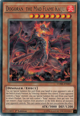 Dogoran, the Mad Flame Kaiju [CORE-EN087] Rare 