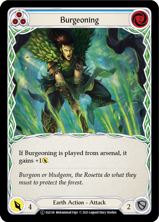 Burgeoning (Blue) [U-ELE136] (Tales of Aria Unlimited) Unlimited Normal 