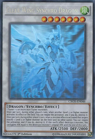 Clear Wing Synchro Dragon (Ghost Rare) [CROS-EN046] Ghost Rare 
