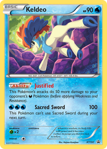 Keldeo (XY191) [XY: Black Star Promos] 
