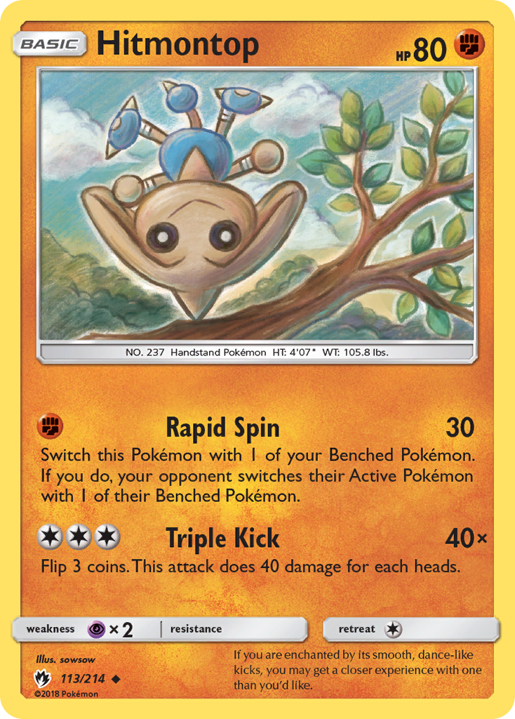 Hitmontop (113/214) [Sun &amp; Moon: Lost Thunder] 