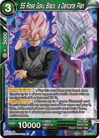 SS Rose Goku Black, a Delicate Plan (Reprint) (DB1-056) [Battle Evolution Booster] 