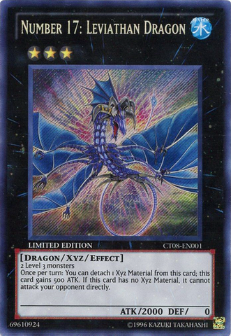 Number 17: Leviathan Dragon [CT08-EN001] Secret Rare 