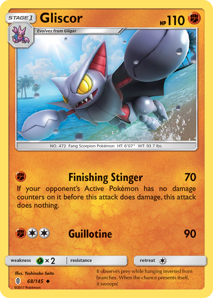 Gliscor (68/145) [Sun &amp; Moon: Guardians Rising] 