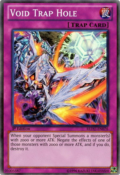 Void Trap Hole [REDU-EN076] Super Rare 