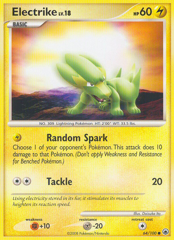 Electrike (64/100) [Diamond &amp; Pearl: Majestic Dawn] 