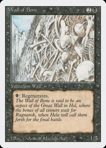 Wall of Bone [Revised Edition] 