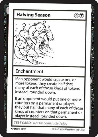 Halving Season [Mystery Booster 2 Playtest Cards] 