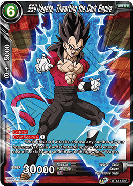SS4 Vegeta, Thwarting the Dark Empire (Rare) (BT13-130) [Supreme Rivalry] 