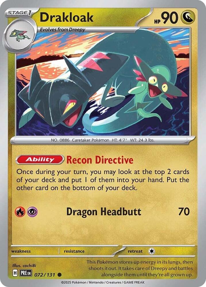 Drakloak (072/131) [Scarlet &amp; Violet: Prismatic Evolutions] 