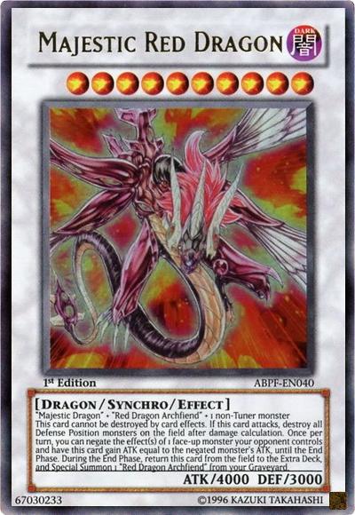 Majestic Red Dragon [ABPF-EN040] Ultra Rare 