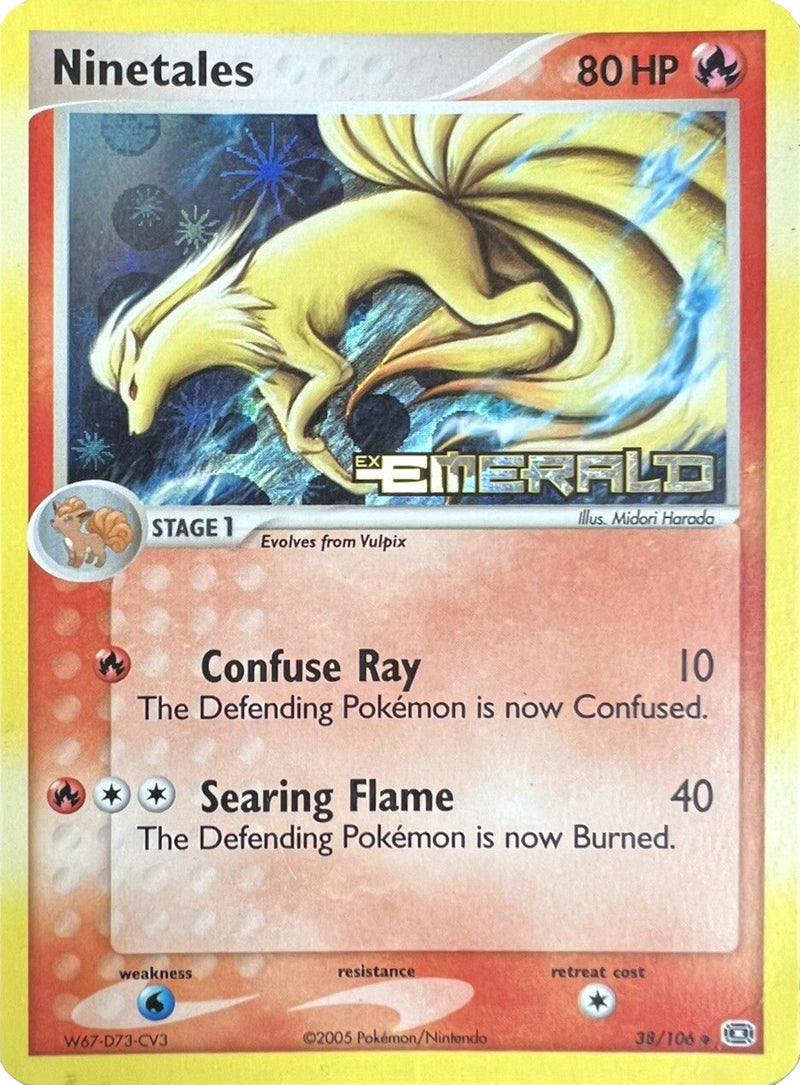 Ninetales (38/106) (Stamped) [EX: Emerald] 