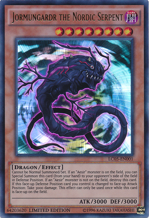 Jormungardr the Nordic Serpent [LC05-EN001] Ultra Rare 