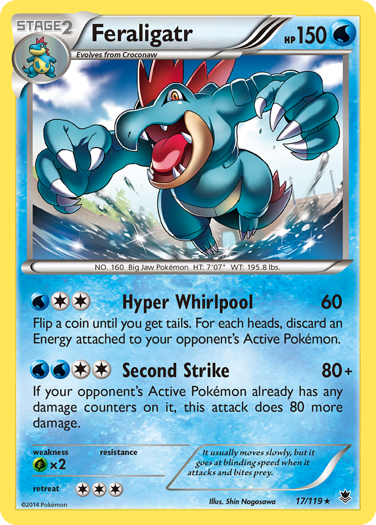 Feraligatr (17/119) [XY: Phantom Forces] 
