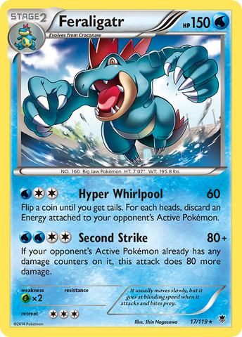 Feraligatr (17/119) [XY: Phantom Forces] 
