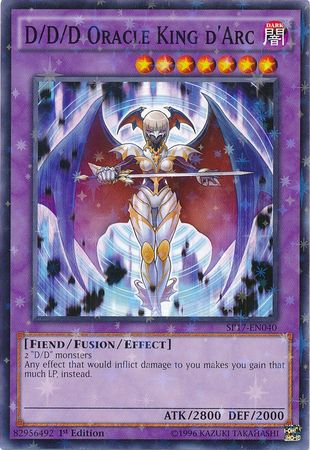 D/D/D Oracle King of Arc [SP17-EN040] Starfoil Rare 