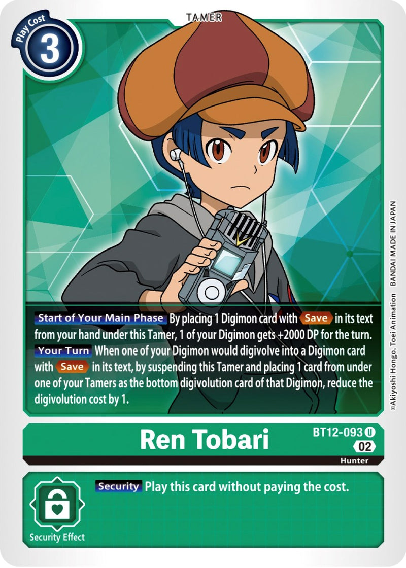 Ren Tobari [BT12-093] [Across Time] 