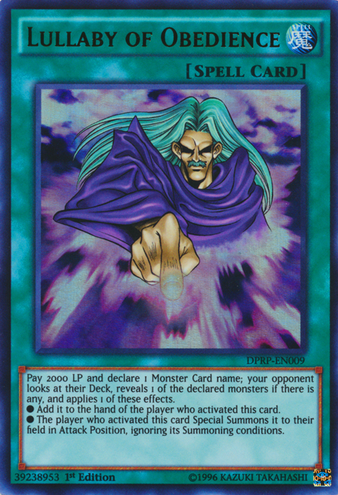 Lullaby of Obedience [DPRP-EN009] Ultra Rare 