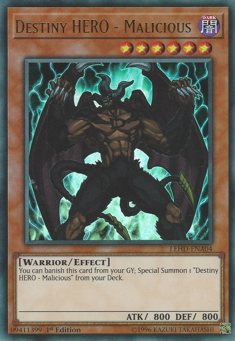 Destiny Hero - Malicious [LEHD-ENA04] Ultra Rare 