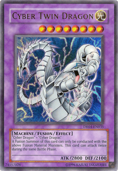 Cyber ​​Twin Dragon [DR04-EN035] Ultra Rare 