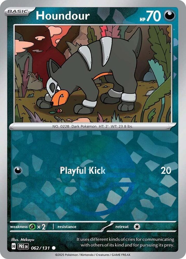 Houndour (062/131) (Poke Ball Pattern) [Scarlet &amp; Violet: Prismatic Evolutions] 