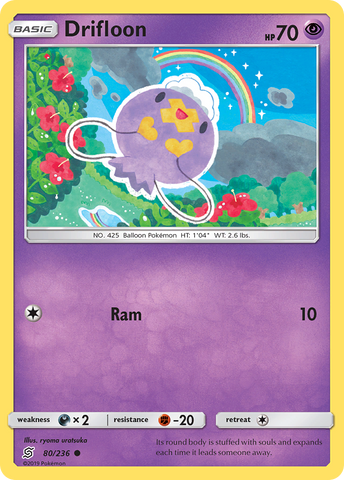 Drifloon (80/236) [Sun &amp; Moon: Unified Minds] 