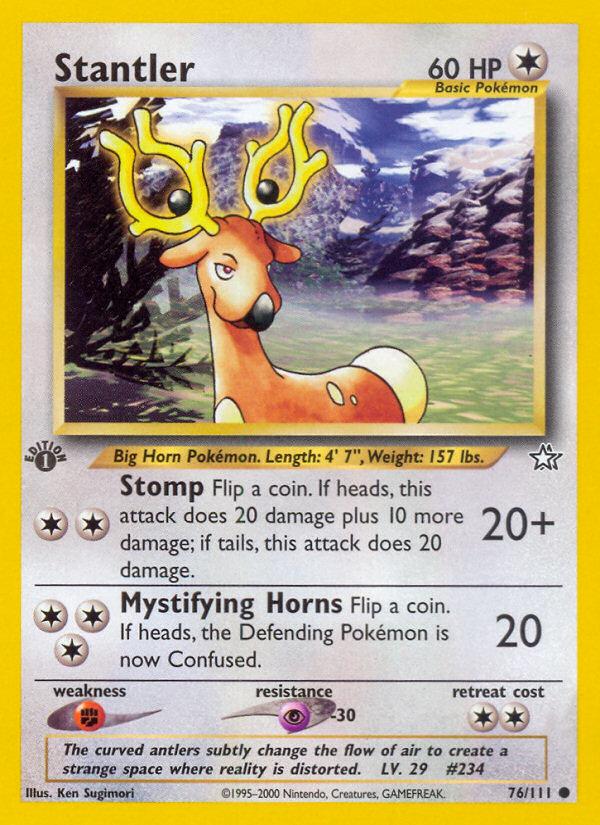 Stantler (76/111) [Neo Genesis 1st Edition] 