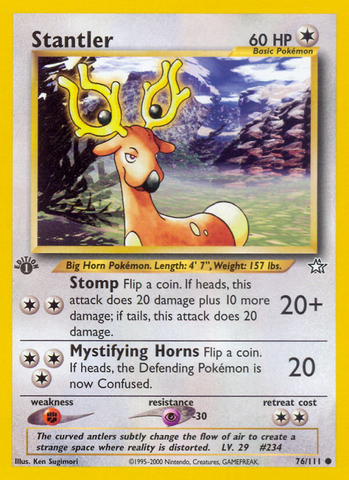 Stantler (76/111) [Neo Genesis 1st Edition] 