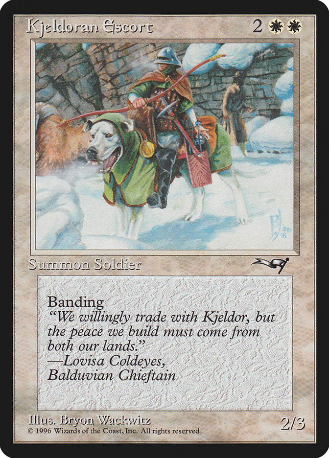 Kjeldoran Escort (Wall Background) [Alliances] 