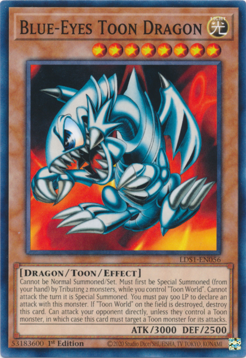 Blue-Eyes Toon Dragon [LDS1-EN056] Common 