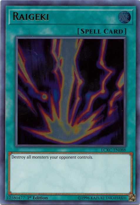 Raigeki [LCKC-EN088] Ultra Rare 