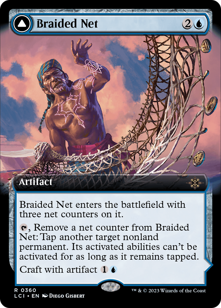 Braided Net // Braided Quipu (Extended Art) [The Lost Caverns of Ixalan] 