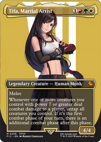 Tifa, Martial Artist (Borderless) [FINAL FANTASY Commander] 
