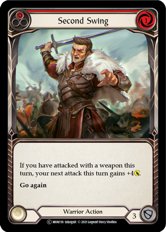 Second Swing (Red) [U-MON116-RF] (Monarch Unlimited) Unlimited Rainbow Foil 