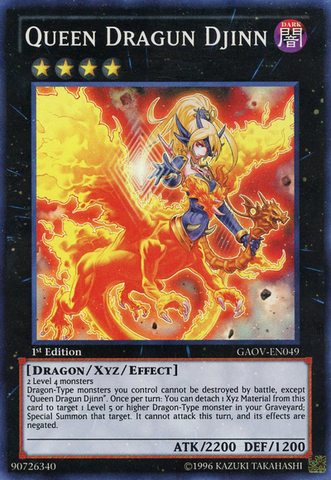 Queen Dragun Djinn [GAOV-EN049] Super Rare 
