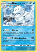 Galarian Darmanitan (044/189) (Cracked Ice Holo) (Theme Deck Exclusive) [Sword &amp; Shield: Darkness Ablaze] 