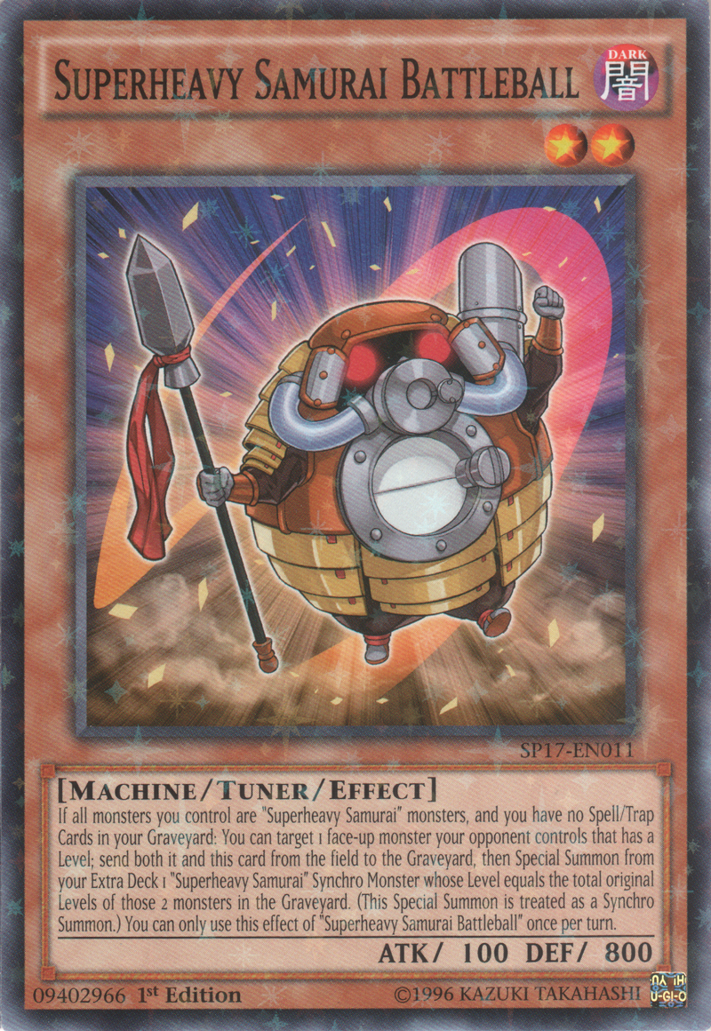Superheavy Samurai Battleball [SP17-EN011] Starfoil Rare 