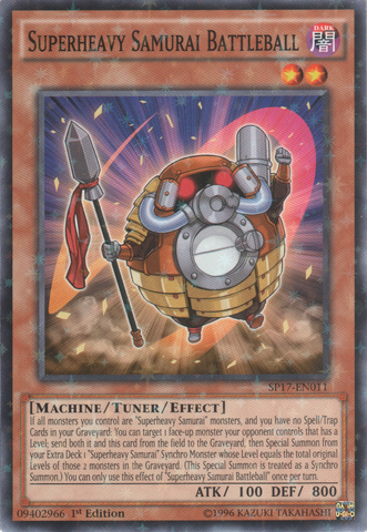 Superheavy Samurai Battleball [SP17-EN011] Starfoil Rare 