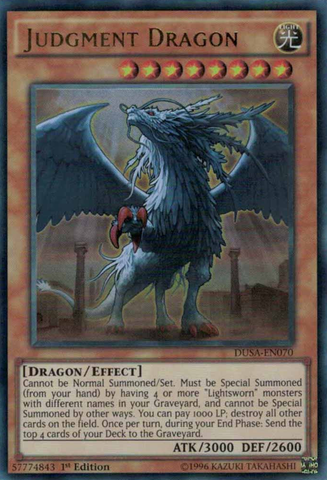 Judgment Dragon [DUSA-EN070] Ultra Rare 