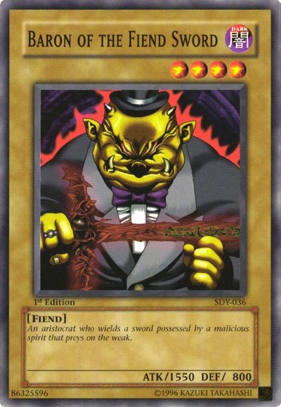 Baron of the Fiend Sword [SDY-036] Common 